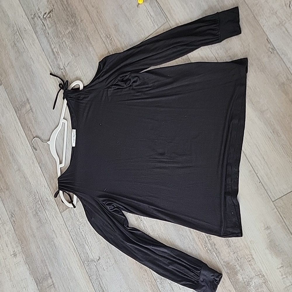 WHITE HOUSE | Black Market long sleeve tie detail shirt sz XL